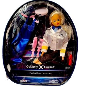 Celebrity X Cruises Doll With Accessories Ages 3+ NWOT